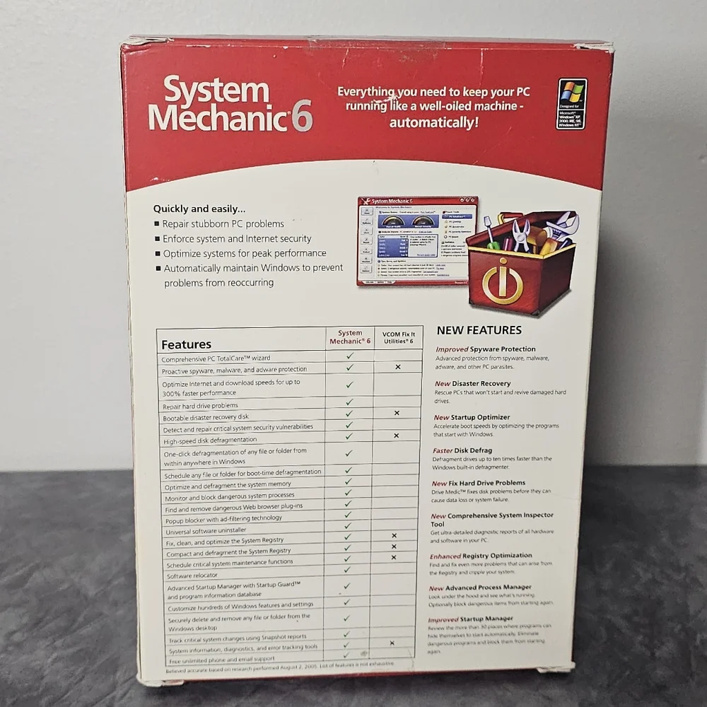 System Mechanic 6 Software - Red Box - Picture 2 of 7